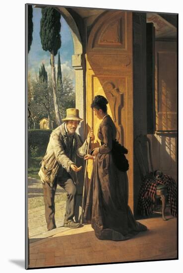 The Alms-Pietro Saltini-Mounted Giclee Print