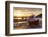 The Aln Estuary During a Stunning Winter Sunrise from the Beach at Low Tide-Lee Frost-Framed Photographic Print