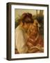 The Alphabet, Jean and Gabrielle-Pierre-Auguste Renoir-Framed Giclee Print