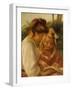 The Alphabet, Jean and Gabrielle-Pierre-Auguste Renoir-Framed Giclee Print