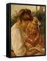 The Alphabet, Jean and Gabrielle-Pierre-Auguste Renoir-Framed Stretched Canvas