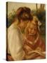 The Alphabet, Jean and Gabrielle-Pierre-Auguste Renoir-Stretched Canvas