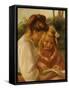 The Alphabet, Jean and Gabrielle-Pierre-Auguste Renoir-Framed Stretched Canvas