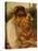 The Alphabet, Jean and Gabrielle-Pierre-Auguste Renoir-Stretched Canvas
