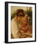 The Alphabet, Jean and Gabrielle-Pierre-Auguste Renoir-Framed Giclee Print