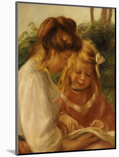 The Alphabet, Jean and Gabrielle-Pierre-Auguste Renoir-Mounted Giclee Print