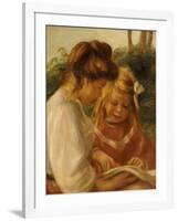 The Alphabet, Jean and Gabrielle-Pierre-Auguste Renoir-Framed Giclee Print