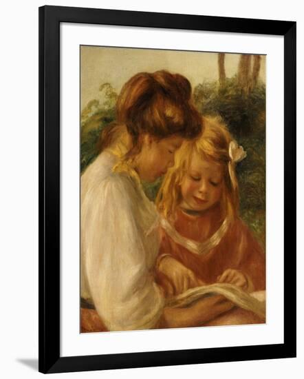 The Alphabet, Jean and Gabrielle-Pierre-Auguste Renoir-Framed Giclee Print