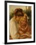 The Alphabet, Jean and Gabrielle-Pierre-Auguste Renoir-Framed Giclee Print
