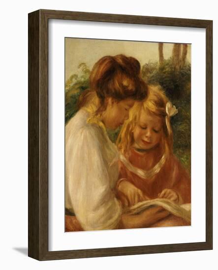 The Alphabet, Jean and Gabrielle-Pierre-Auguste Renoir-Framed Giclee Print