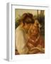 The Alphabet, Jean and Gabrielle-Pierre-Auguste Renoir-Framed Giclee Print