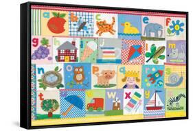 The Alphabet-Claire Beaton-Framed Stretched Canvas