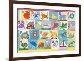 The Alphabet-Claire Beaton-Framed Premium Giclee Print