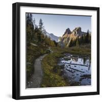 The Alpine Circuit Trail at Lake O'Hara, Yoho National Park, UNESCO World Heritage Site, British Co-JIA HE-Framed Photographic Print
