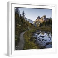 The Alpine Circuit Trail at Lake O'Hara, Yoho National Park, UNESCO World Heritage Site, British Co-JIA HE-Framed Photographic Print