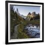 The Alpine Circuit Trail at Lake O'Hara, Yoho National Park, UNESCO World Heritage Site, British Co-JIA HE-Framed Photographic Print