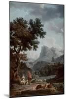 The Alpine Shepherdess-Antoine Charles Horace Vernet-Mounted Giclee Print