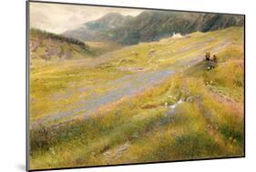 The Alpine Summer, 1874-Albert Goodwin-Mounted Giclee Print