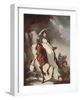 'The Alpine Traveller', 1804-James Ward-Framed Giclee Print