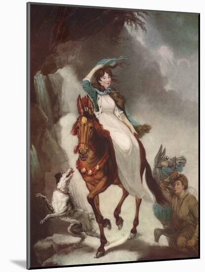 'The Alpine Traveller', 1804-James Ward-Mounted Giclee Print