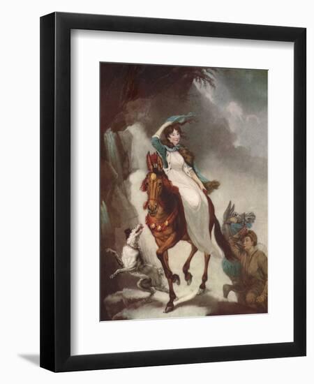'The Alpine Traveller', 1804-James Ward-Framed Giclee Print