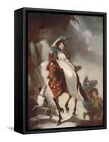 'The Alpine Traveller', 1804-James Ward-Framed Stretched Canvas