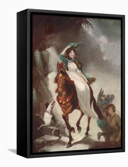 'The Alpine Traveller', 1804-James Ward-Framed Stretched Canvas