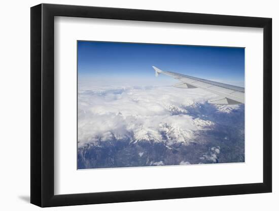 The Alps from a Commercial Flight, France, Europe-Julian Elliott-Framed Photographic Print