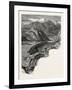 The Alps from Monte Generoso, the Italian Lakes, Italy, 19th Century-null-Framed Giclee Print