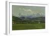 The Alps, Small Mountain Chain-Frank Buchser-Framed Giclee Print