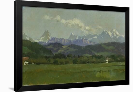 The Alps, Small Mountain Chain-Frank Buchser-Framed Giclee Print