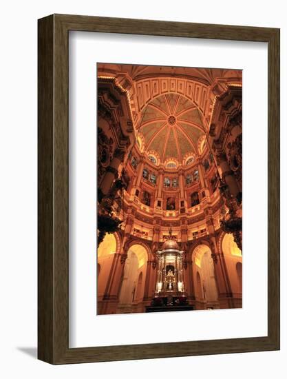 The Altar and Interior of Granada Cathedral, Granada, Andalusia, Spain, Europe-David Pickford-Framed Photographic Print