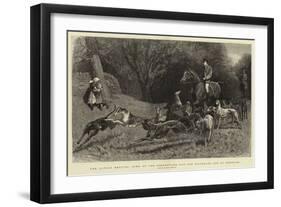 The Altcar Meeting, Some of the Competitors for the Waterloo Cup at Exercise-John Charlton-Framed Giclee Print