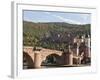 The Alte Brucke or Old Bridge and Neckar River in Old Town, Heidelberg, Germany-Michael DeFreitas-Framed Photographic Print