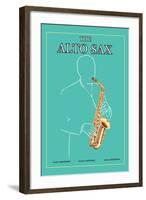 The Alto Sax-null-Framed Art Print