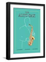 The Alto Sax-null-Framed Art Print