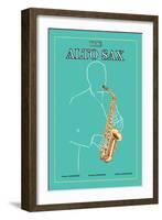 The Alto Sax-null-Framed Art Print