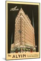 The Alvin Hotel, Tulsa, Oklahoma-null-Mounted Art Print