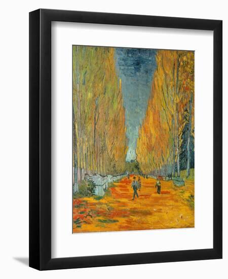 The Alyscamps, Arles, 1888-Vincent van Gogh-Framed Premium Giclee Print