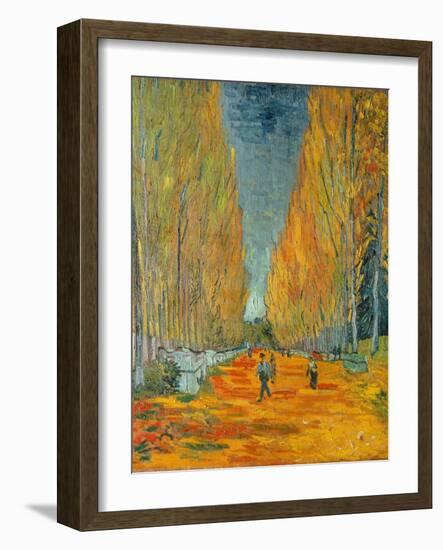 The Alyscamps, Arles, 1888-Vincent van Gogh-Framed Giclee Print