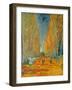 The Alyscamps, Arles, 1888-Vincent van Gogh-Framed Giclee Print