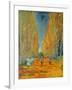 The Alyscamps, Arles, 1888-Vincent van Gogh-Framed Giclee Print