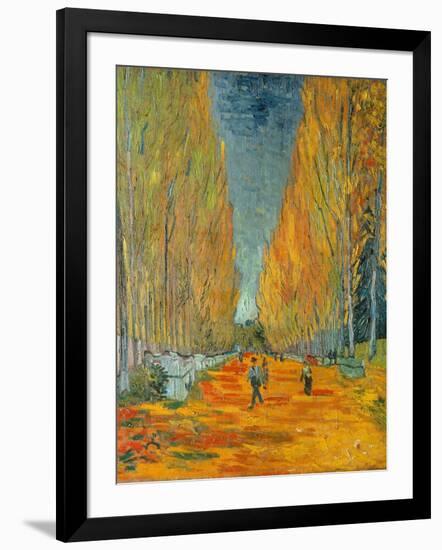 The Alyscamps, Arles, 1888-Vincent van Gogh-Framed Giclee Print