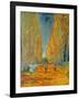 The Alyscamps, Arles, 1888-Vincent van Gogh-Framed Giclee Print