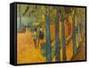 The Alyscamps, Arles, 1888-Vincent van Gogh-Framed Stretched Canvas