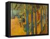 The Alyscamps, Arles, 1888-Vincent van Gogh-Framed Stretched Canvas