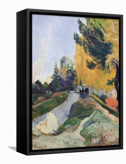 The Alyscamps, Arles-Paul Gauguin-Framed Stretched Canvas