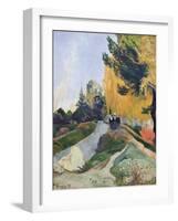 The Alyscamps, Arles-Paul Gauguin-Framed Art Print