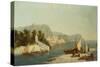 The Amalfitan Coast-William Raymond Dommersen-Stretched Canvas