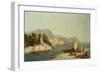 The Amalfitan Coast-William Raymond Dommersen-Framed Giclee Print